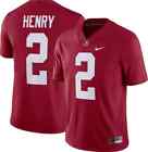 Alabama Crimson Tide Derrick Henry #2 Nike Crimson Official NCAA Game Jersey