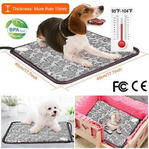 Electric Pet Heating Pad Waterproof Heated Bed Mat for Dog Cat Indoor Home house