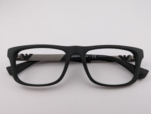 New ListingEmporio Armani Eyeglasses, Frames Only, EA 3029 5063, 52-17-140, Black Plastic