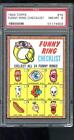 1966 Topps #15 Funny Ring Checklist NM-MT PSA 8 Graded Football Card
