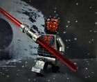 LEGO Star Wars Clone Wars Minifigure Darth Maul Silver Armor sw1155 + Lightsaber