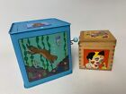 Jack Rabbit Creations 2020 Jack In The Box otter  plus vintage clown wooden box