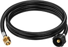 4Ft Propane Hose Adapter 1Lb to 20Lb Fit for Weber, Coleman, Blackstone Grill