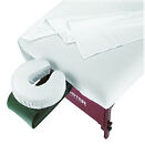Master Massage 3 Piece Cotton Flannel Blend Linens Covers Table Sheet Set White