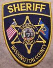 New ListingID Washington County Idaho Sheriff Shoulder Patch