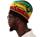 Lion of Judah Ethiopia Rasta Skully Beanies Hat Tam Jamaica Skull  Cap Beanie