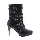 Harley-Davidson Chesterton D84555 Womens Black Leather Ankle & Booties Boots