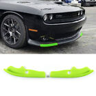 For 15+ Dodge Challenger Front Bumper Lip Splitter Protector Green Accessories  (For: 2015 Challenger)