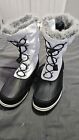 womens totes snow boots size 9 White