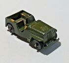 Vintage Tootsie Toy U.S. Army Jeep Green Diecast Good Used Condition 8379