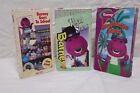 Barney VHS Lot of 3- Goes to School, Talent Show, Imagination Island