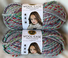 LION BRAND YARNS 2X Wool Ease Thick & Quick 'EDEN' 5oz. Super Bulky