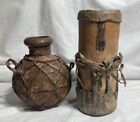 African Tribal Vessel Eburri Food Container Vase Turkana Kenya Handmade Artisan