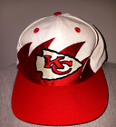 Kansas City Chiefs Vintage 90s Logo 7 Shark Tooth Snapback Hat NFL Super Bowl!!!