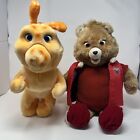 Vintage 1985 Teddy Ruxpin And Grubby Lot- Untested As Is.