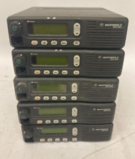 Lot of 5 Motorola MCS2000 Two-Way Mobile Radios Tested for power