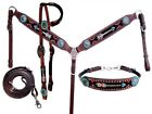 Showman Beaded Arrow Design Headstall, Breast Collar, Reins & Wither Strap Set