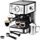 Pre-Owned GEVI Black 15 Bar Espresso Machine Cafe Steam Maker, Fair