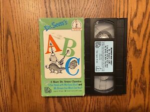 Dr. Seuss's ABC (VHS 1989) Side Load *Buy 2 Get 1*