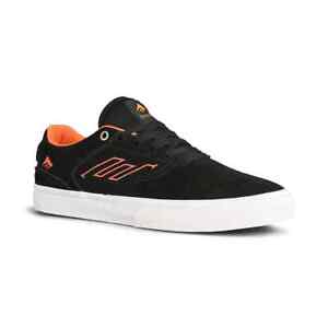 Emerica The Low Vulc Skate Shoes - Black/White/Orange