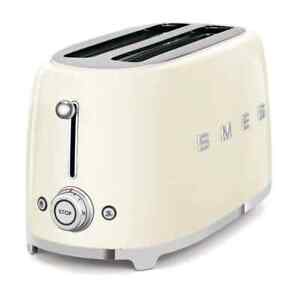 Smeg TSF02CRUS Cream 50's Retro Style 4 Slice Toaster