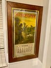 Original 1915 Winchester  Advertising Hunting calendar poster dog bird shell box