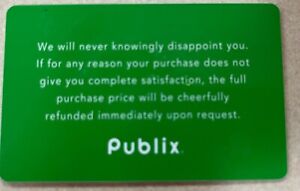 New ListingPublix Gift Card Value of 48.85