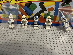 Lego Star Wars clone troopers Minifigure Lot (5 Figures)