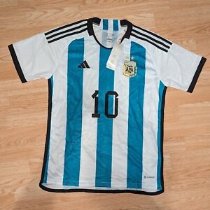 Lionel Messi Argentina Jersey 2022 Qatar Adidas HB9215 Aeroready Mens Jersey NWT