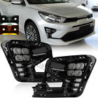 Daytime Running Led Lights Cover for Kia Rio 2022 2023 Pair Set DRL Left+Right (For: 2023 Kia Rio)