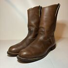 Red Wing 866 Pecos Brown Pull On Work Boots Mens Size 12 E