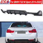 Rear Diffuser Lip Carbon Fiber Look For 2014-2020 BMW F32 420i 428i 435i M Sport (For: More than one vehicle)