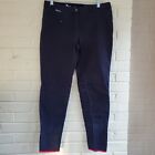 Horseland Riding Pants Size 48 Navy Blue Adjustable Ankle Closure Equestrian