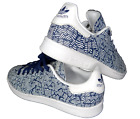 adidas Stan Smith S76663 White & Blue Sneakers Women's Size 9 NEW NWOB