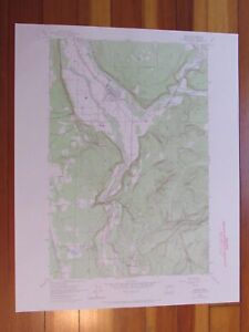 Orting Washington 1969 Original Vintage USGS Topo Map