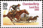 US Horse Land Run stamp 1993 MNH