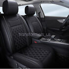For Hyundai Elantra Car Seat Cover PU Leather Front Rear Cushion Full Set 5Pcs (For: 2021 Hyundai Elantra)