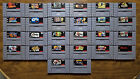 26 Super Nintendo SNES Game Cartridges Uncleaned & Untested Bundle Lot