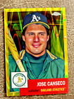 New Listing2022 Topps Chrome Jose Canseco Platinum Yellow Ray Wave #'d /250  SP  ShipsFree