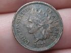 1871 Indian Head Cent Penny- Bold N, VF/XF Details