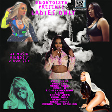 Ladies Only DVD ..60 Official Hip-Hop videos *2 DvDs* All female artists (New)