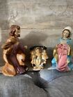 Vintage 1940’s Fontanini Made In Italy Nativity Holy Family Christmas 12” Scale