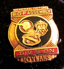 Pontiac, BOP assembly plant 10 year employee service award PIN, marked M 10k