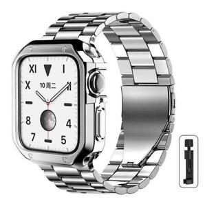 Metal iWatch Band+TPU Case For Apple Watch Ultra 49mm Series 8 7 6 5 4 3 2 1
