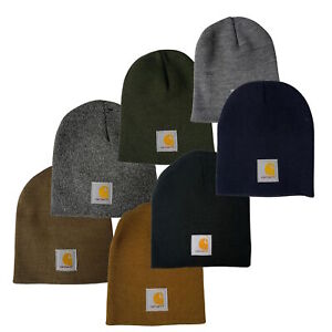 Carhartt Mens Acrylic Hat Winter Knit Beanie - Choose Color