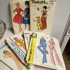 VTG Lot 6 Sewing Patterns Simplicity McCall's Butterick 60s-70s Groovy Women's