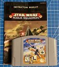 Star Wars Rogue Squadron NINTENDO 64 N64 Game + Manual Authentic Tested Working!
