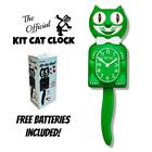 CLASSIC GREEN KIT CAT CLOCK 15.5