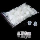 1000X Tattoo Ink Cups Mixed Size Permanent Clear Holder Container Plastic Clear