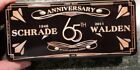 2011 SCHRADE WALDEN 65th Anniversary 2 Blade  Knife Tin Box coffin pattern